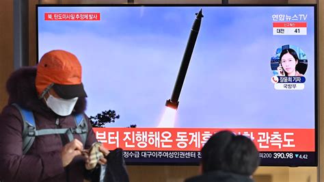 North fires ballistic missile into sea between Koreas, Japan